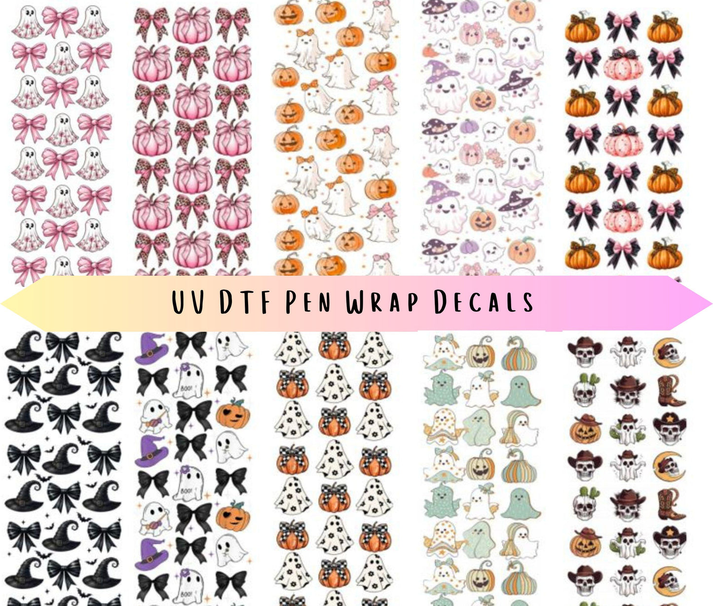 UV DTF  Pen Wraps Halloween image 0