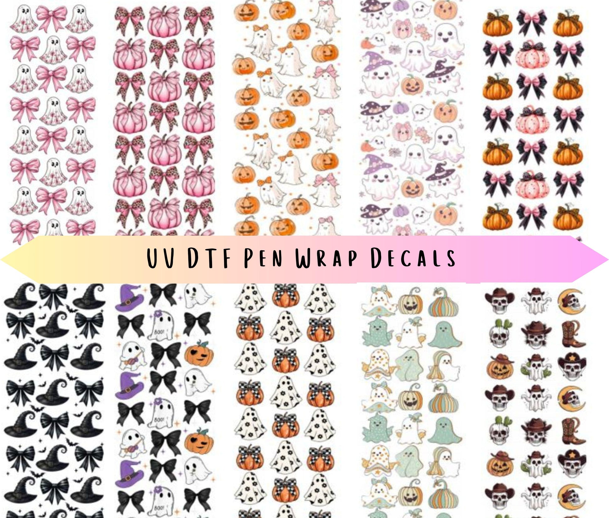 UV DTF  Pen Wraps Halloween image 0