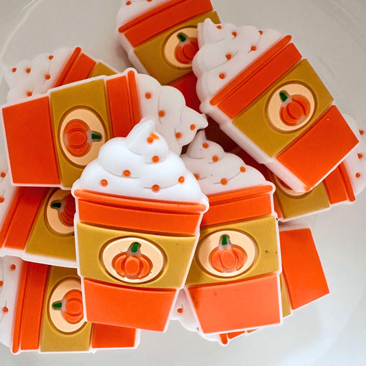 Thanksgiving Fall Pumpkin Spice Frappe Coffee Whipped Cream Orange image 0