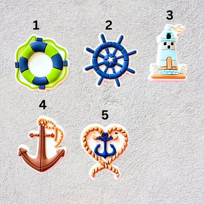 Nautical Lighthouse Anchor Shoe Charms image 2
