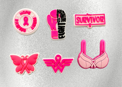 Breast Cancer Shoe Charms image 0
