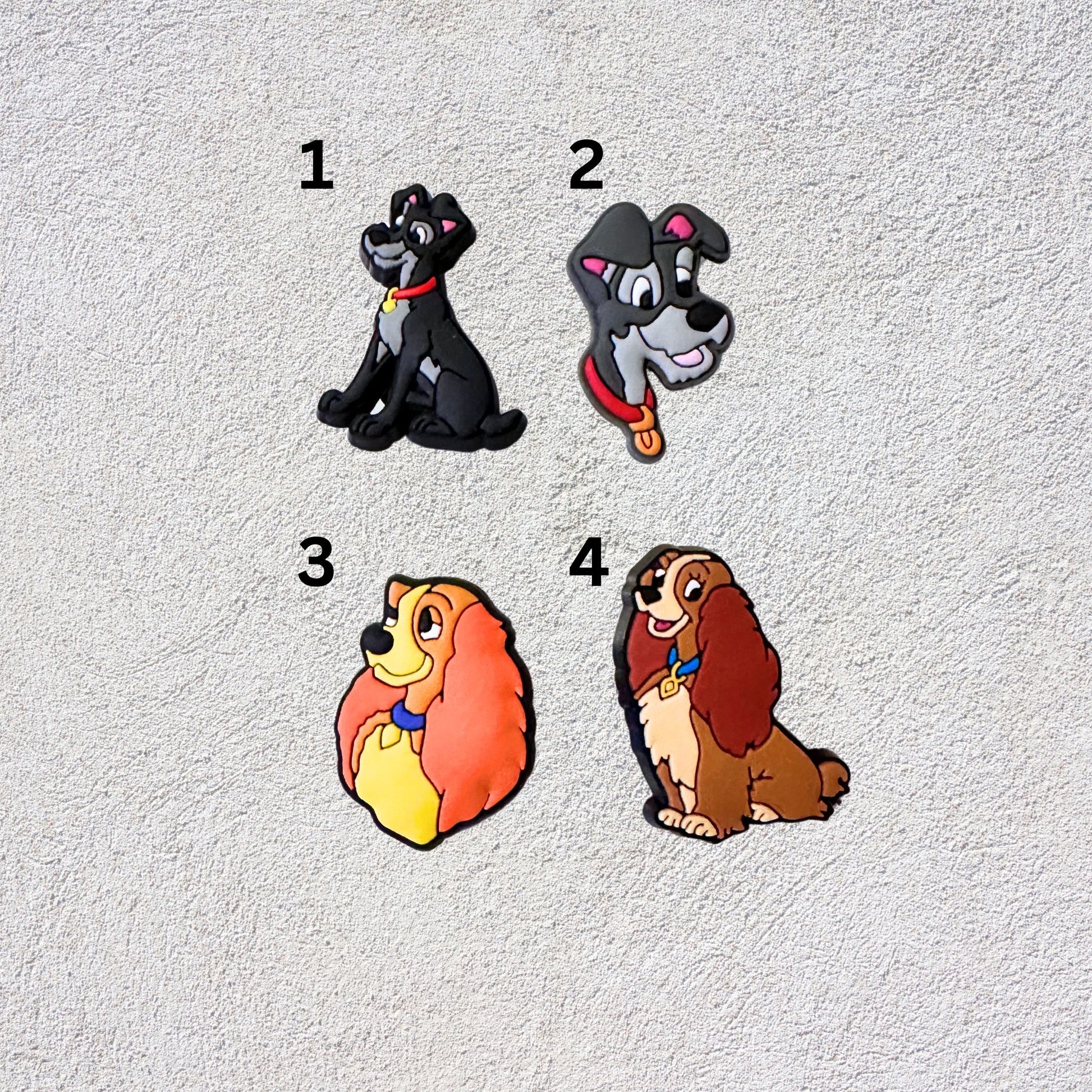Lady & The Tramp Shoe Charms image 1