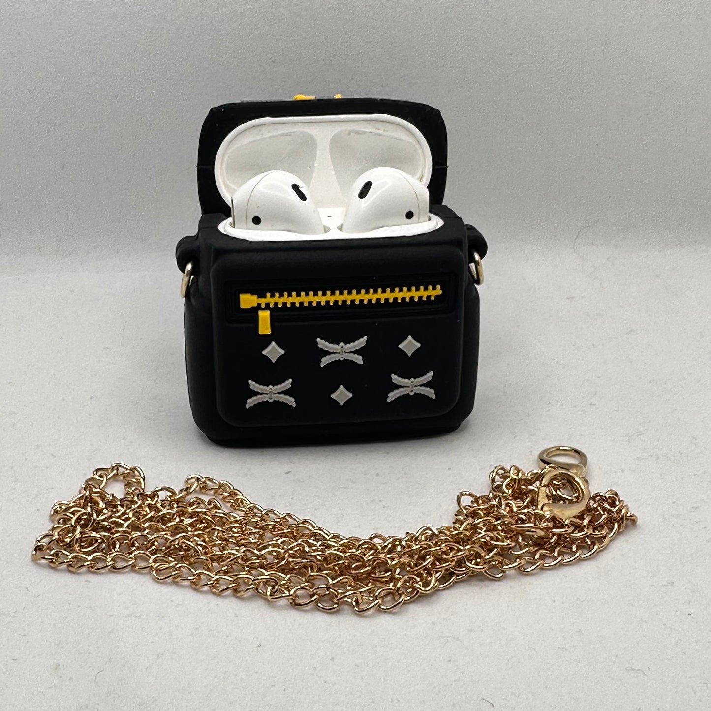 Black M*C*M Backpack Airpod Case image 1