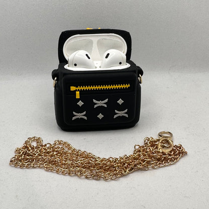 Black M*C*M Backpack Airpod Case image 1