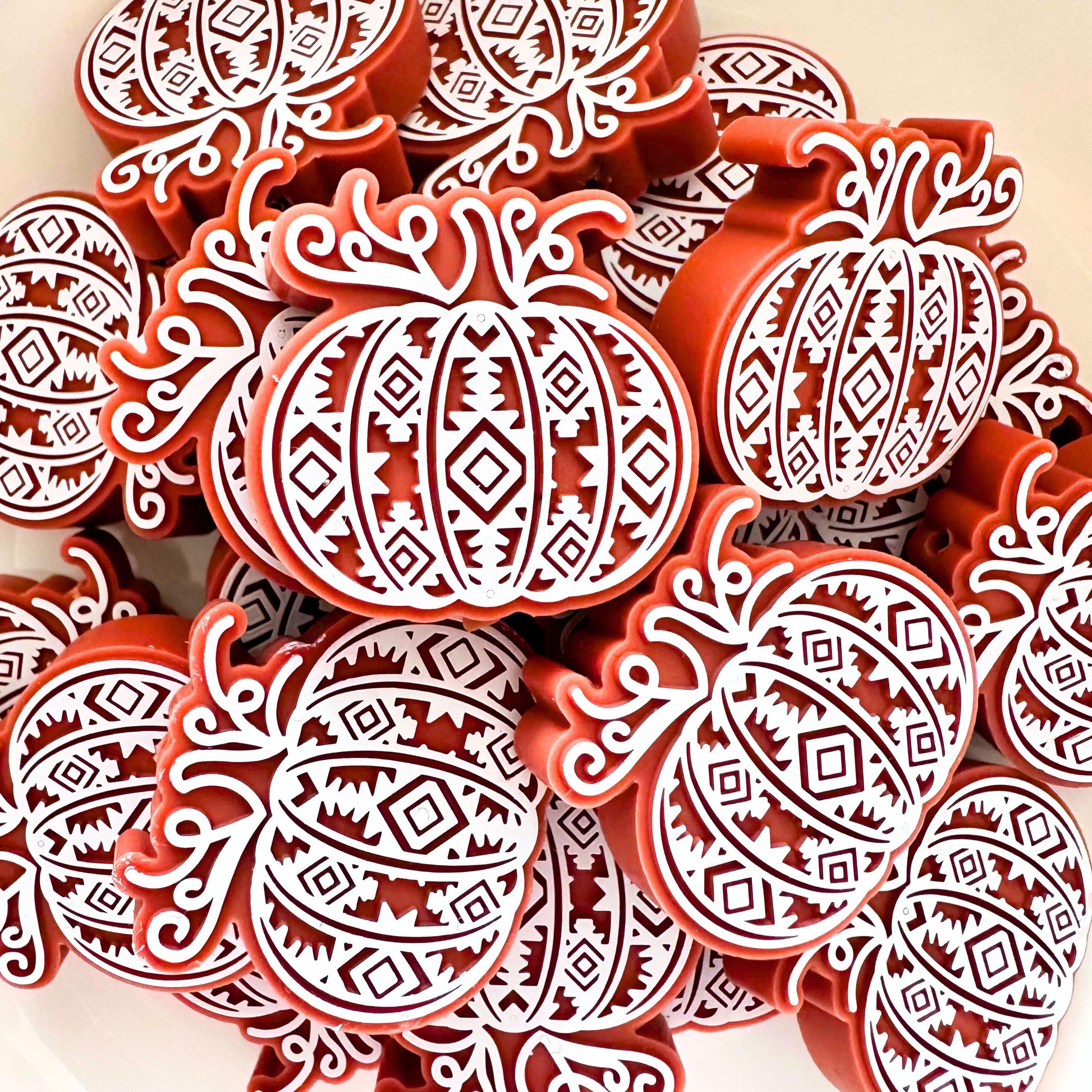 Thanksgiving Fall Autumn Aztec Pumpkin Orange Country Western image 0