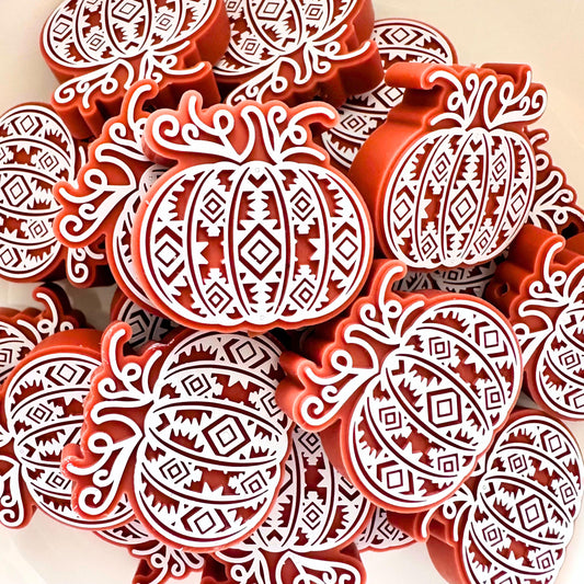 Thanksgiving Fall Autumn Aztec Pumpkin Orange Country Western image 0