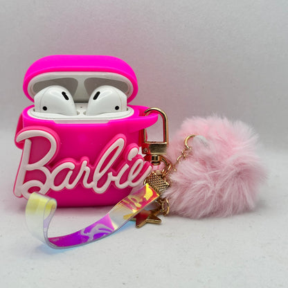 Pink Girly Airpod Case image 1